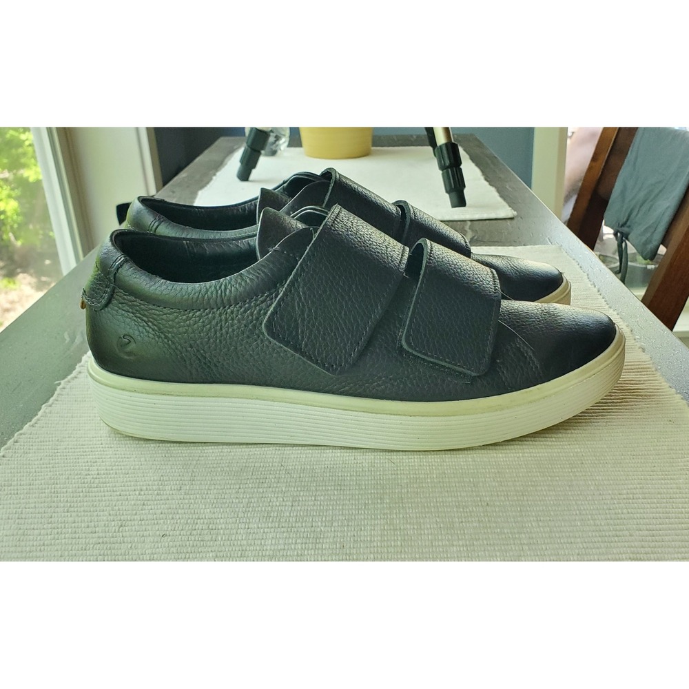 ECCO Soft 8 Womens Black Pebbled Leather Sneakers Shoes 39 US 8-8.5 - Picture 2 of 8